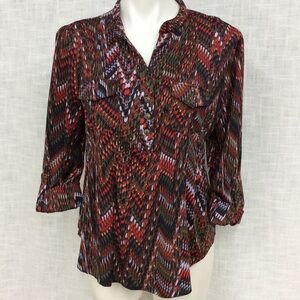 New Directions XL Petite Multicolored 3/4 Sleeves